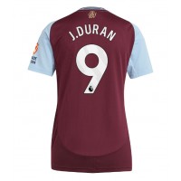 Aston Villa Jhon Duran #9 Hjemmedrakt Dame 2024-25 Kortermet